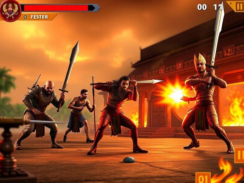 Fire Warriors Of India Combat Scene